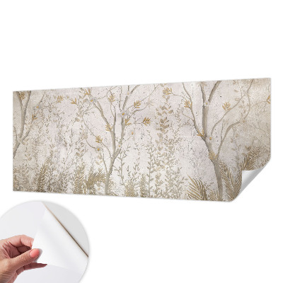 Papel de parede autocolante para sala Um recanto da floresta