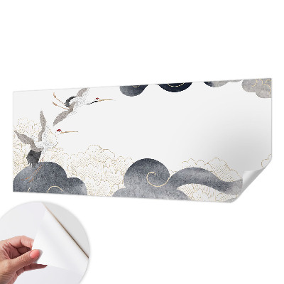 Papel de parede autocolante para quarto Guindastes em voo