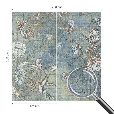 Papel de parede autocolante Rosas românticas