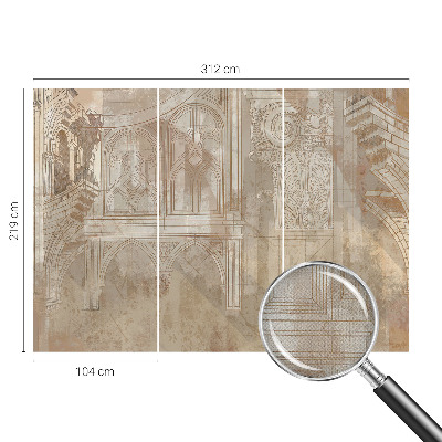 Autocolante de parede fotográfico Ornamentos históricos