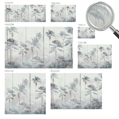 Papel de parede 3D Paisagem tropical