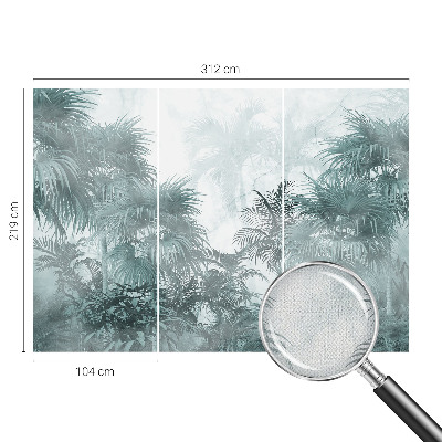 Papel de parede para criança Verde exótico
