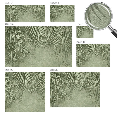 Papel de parede infantil Paraíso de bambu