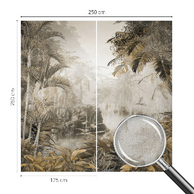 Papel de parede autocolante para quarto Floresta tropical