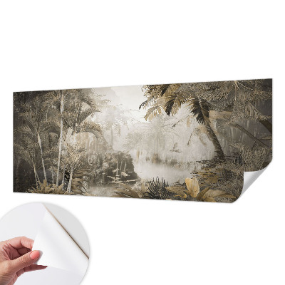 Papel de parede autocolante para quarto Floresta tropical