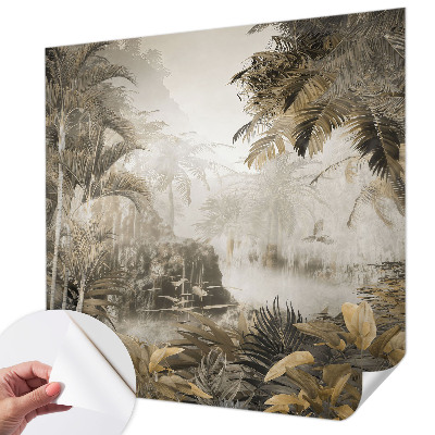 Papel de parede autocolante para quarto Floresta tropical