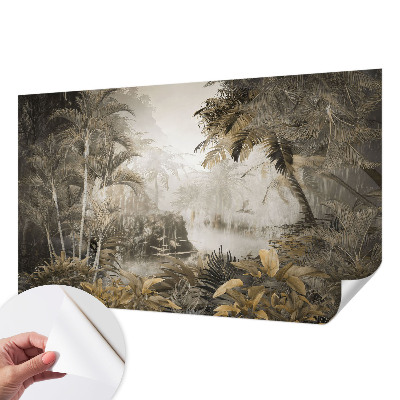 Papel de parede autocolante para quarto Floresta tropical