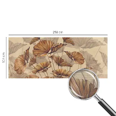 Autocolante de parede fotográfico com motivo de elegância outonal