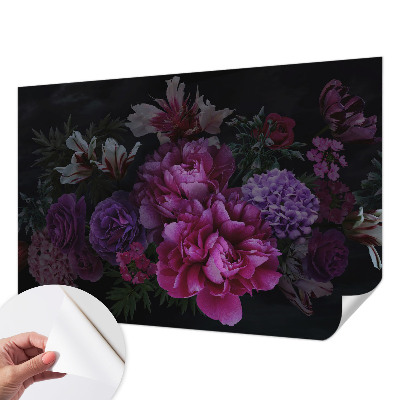 Papel de parede autocolante Elegância floral