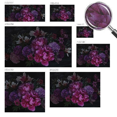 Papel de parede autocolante Elegância floral