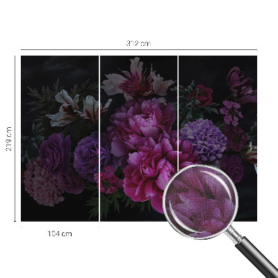 Papel de parede autocolante Elegância floral