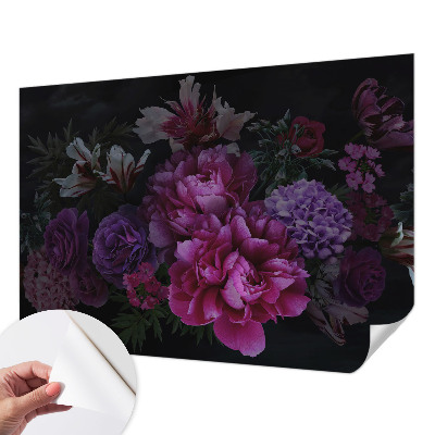 Papel de parede autocolante Elegância floral