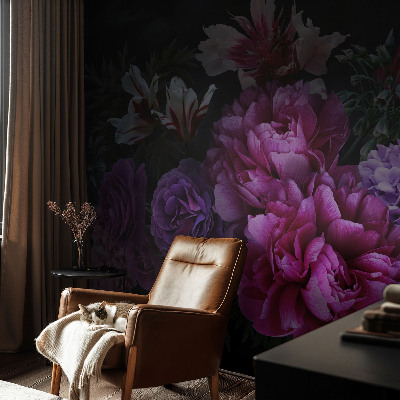 Papel de parede autocolante Elegância floral