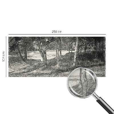 Papel de parede 3D Uma paisagem tranquila