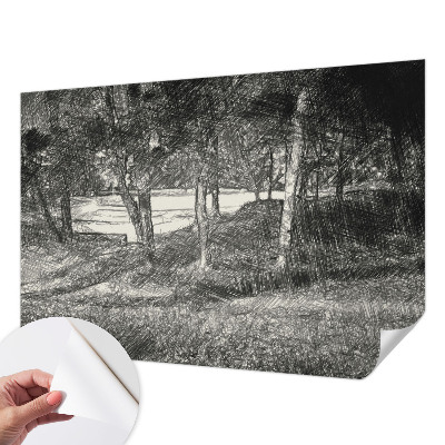 Papel de parede 3D Uma paisagem tranquila