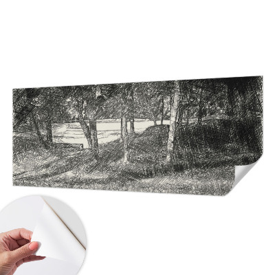 Papel de parede 3D Uma paisagem tranquila