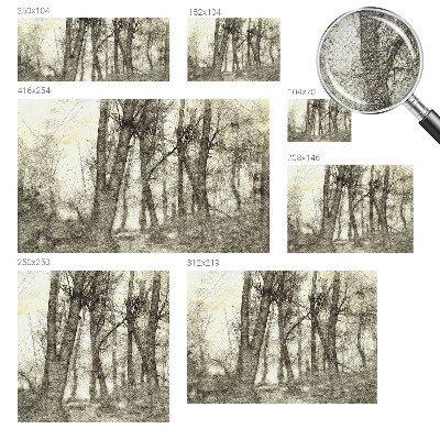 Papel de parede infantil Melancolia da Floresta