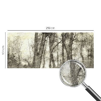 Papel de parede infantil Melancolia da Floresta