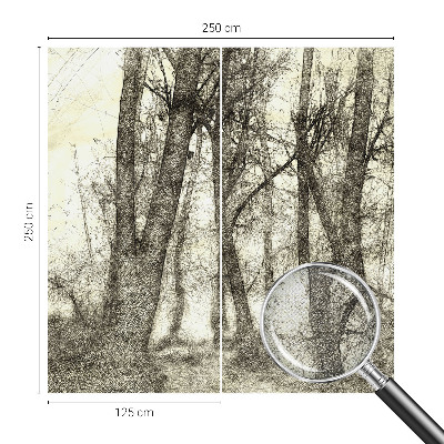 Papel de parede infantil Melancolia da Floresta