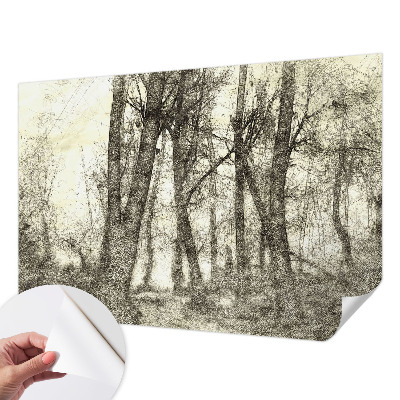 Papel de parede infantil Melancolia da Floresta