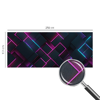 Autocolante de parede fotográfico Geometria de néon