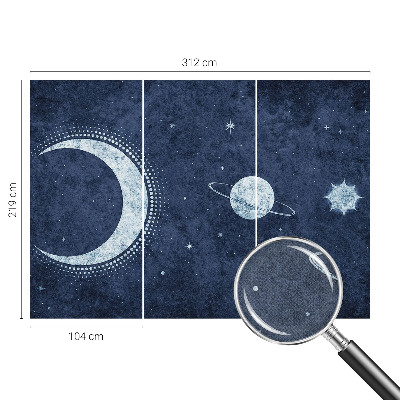 Papel de parede para criança com motivo de estrelas