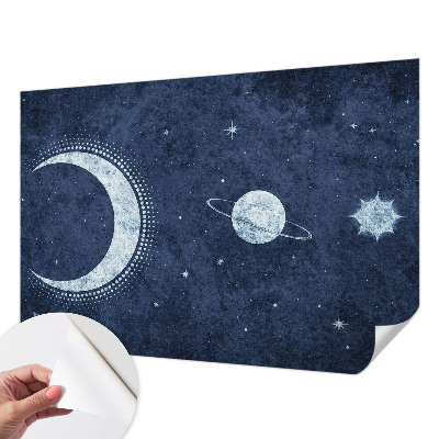 Papel de parede para criança com motivo de estrelas
