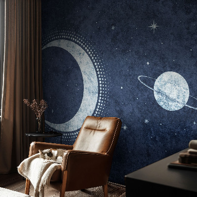 Papel de parede para criança com motivo de estrelas