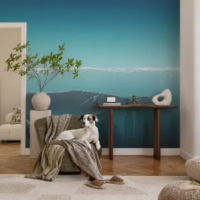 Papel de parede infantil com estampa 