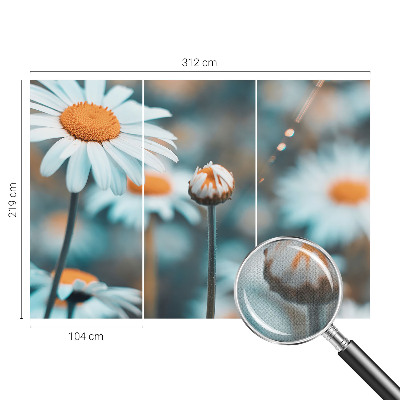 Autocolante de parede fotográfico Delícia de camomila