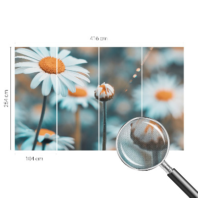 Autocolante de parede fotográfico Delícia de camomila