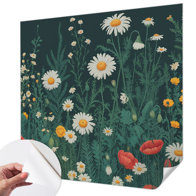 Papel de parede 3D Flores silvestres