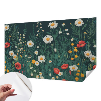 Papel de parede 3D Flores silvestres