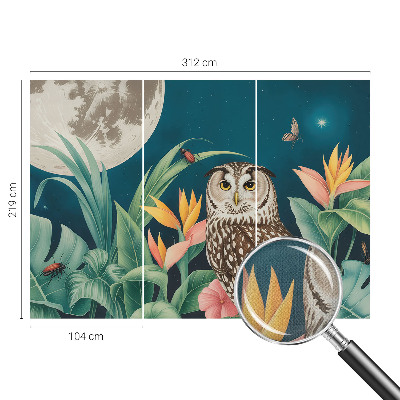Papel de parede infantil Safári da Lua