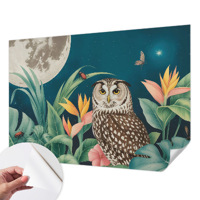 Papel de parede infantil Safári da Lua
