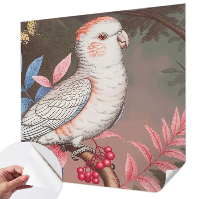 Papel de parede autocolante para sala Natureza tropical