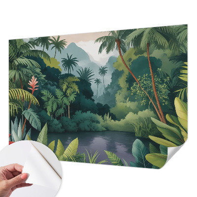 Papel de parede autocolante para quarto Cenário exótico