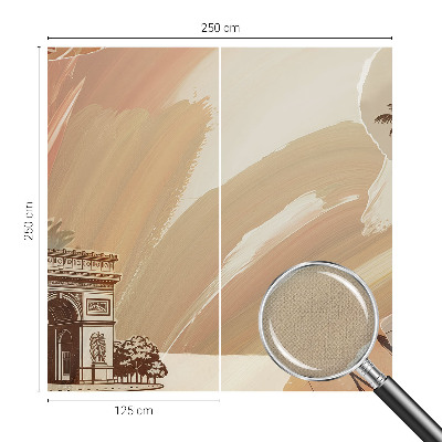 Papel de parede autocolante para sala Viagem exótica