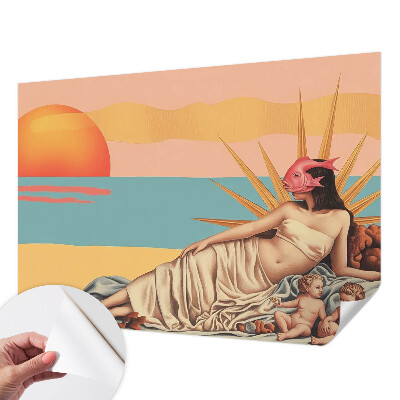 Papel de parede infantil O Ocidente do Surrealismo