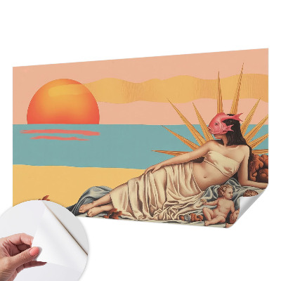Papel de parede infantil O Ocidente do Surrealismo