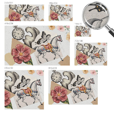 Papel de parede autocolante para quarto Flores vintage
