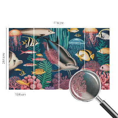 Papel de parede autocolante Fauna subaquática