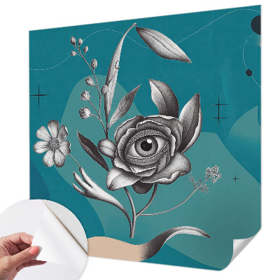 Papel de parede para criança com estampa Olho de Flor