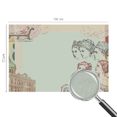 Papel de parede 3D Colagem clássica