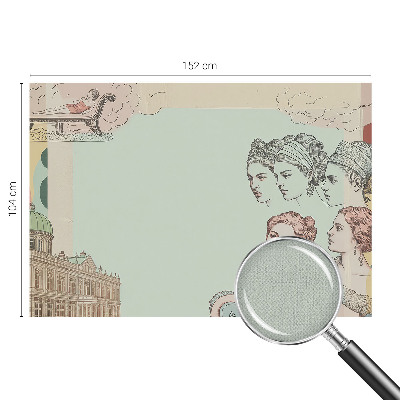 Papel de parede 3D Colagem clássica