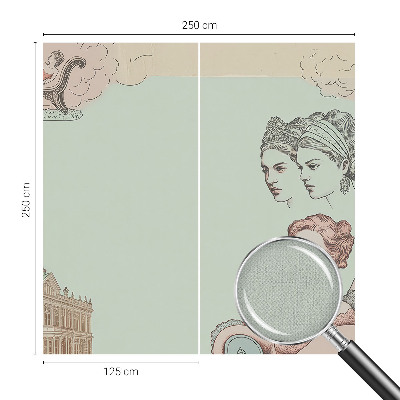 Papel de parede 3D Colagem clássica