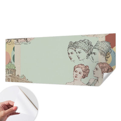 Papel de parede 3D Colagem clássica