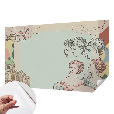 Papel de parede 3D Colagem clássica