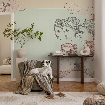 Papel de parede 3D Colagem clássica