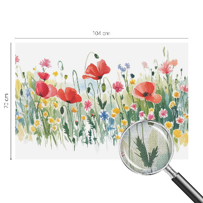 Papel de parede infantil Prado de verão